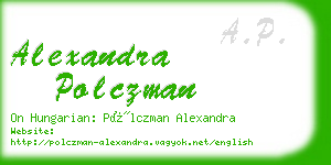 alexandra polczman business card